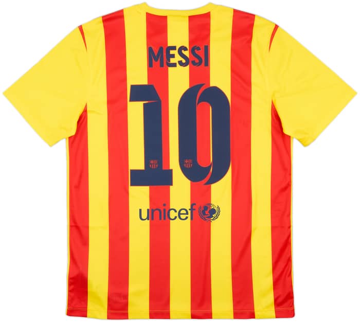 2013-15 Barcelona Basic Away Shirt Messi #10 (L)
