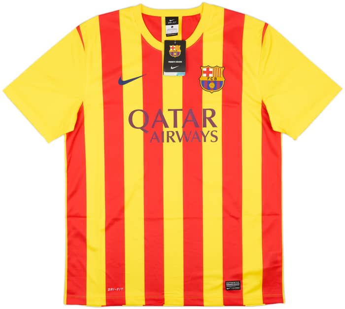 2013-15 Barcelona Basic Away Shirt Messi #10 (L)