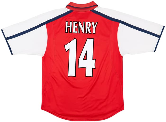 2000-02 Arsenal Home Shirt Henry #14 - 9/10 - (M)