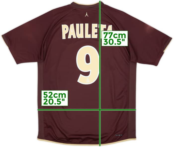 2006-07 Paris Saint-Germain Away Shirt Pauleta #9 - 7/10 - (M)