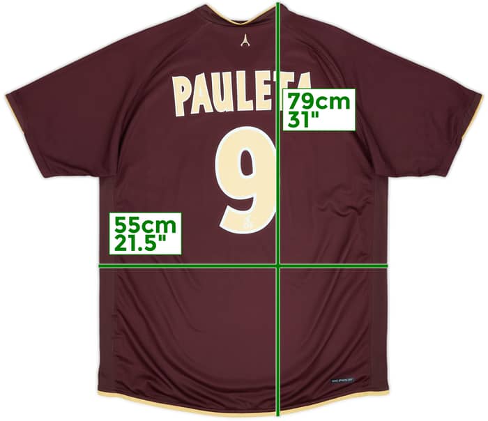 2006-07 Paris Saint-Germain Away Shirt Pauleta #9 - 8/10 - (L)
