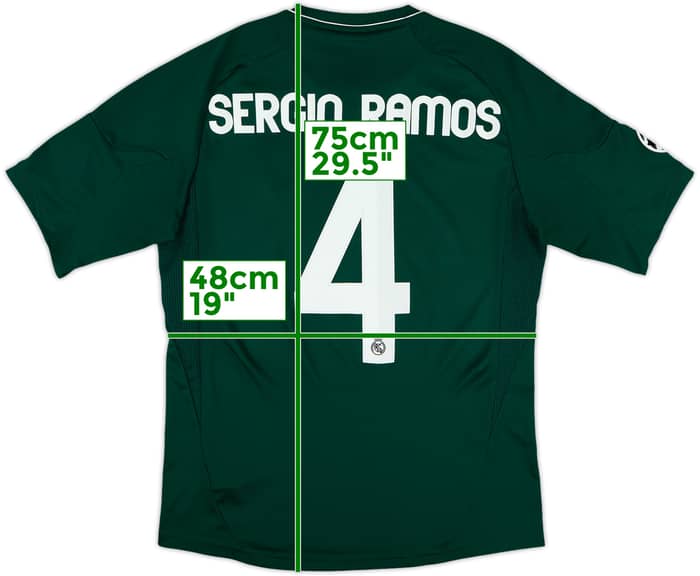 2012-13 Real Madrid CL Third Shirt Sergio Ramos #4 - 8/10 - (M)