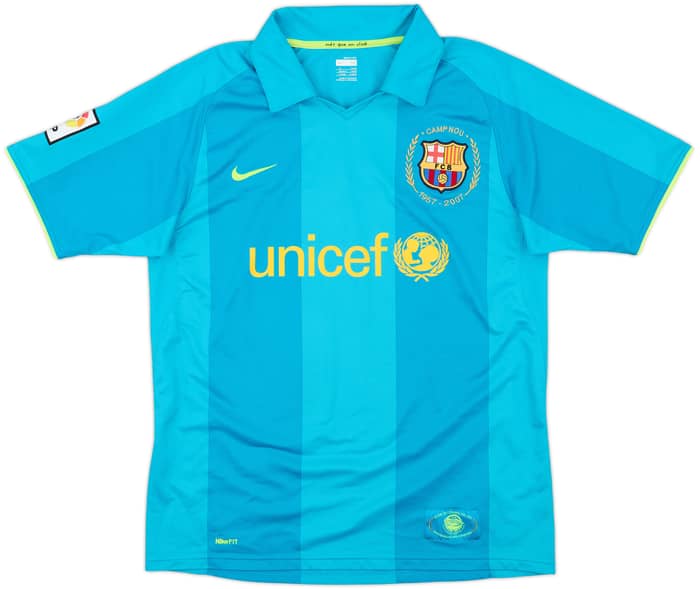2007-09 Barcelona Away Shirt Ronaldinho #10 - 9/10 - (M)