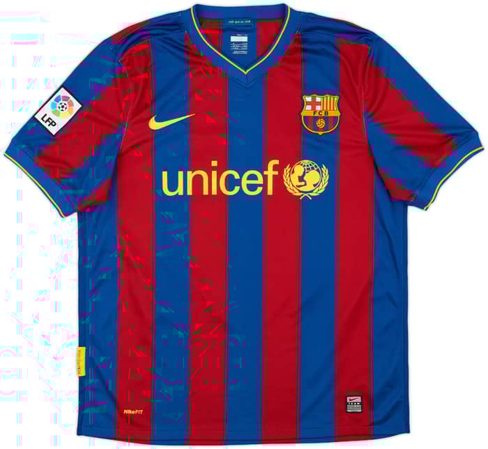 2009-10 Barcelona Home Shirt Ibrahimovic #9 - 9/10 - (M)