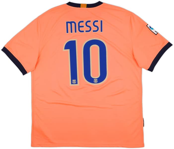 2009-10 Barcelona Away Shirt Messi #10 - 10/10 - (XL)