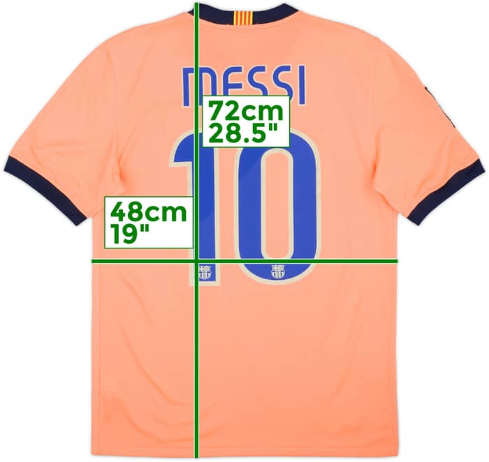 2009-10 Barcelona Away Shirt Messi #10 - 10/10 - (S)
