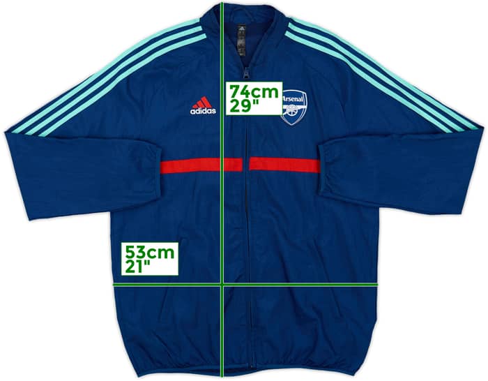 2021-22 Arsenal adidas Track Jacket - 8/10 - (M)