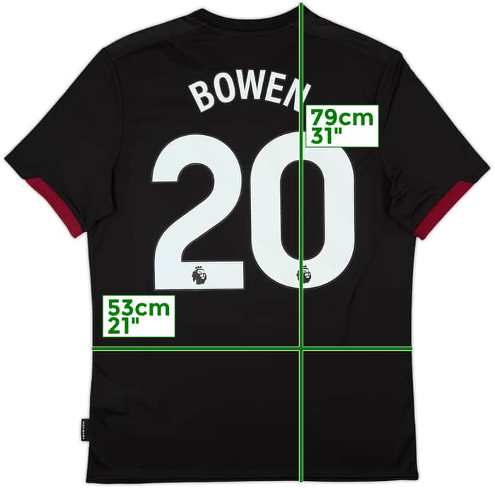 2024-25 West Ham Away Shirt Bowen #20 (L)