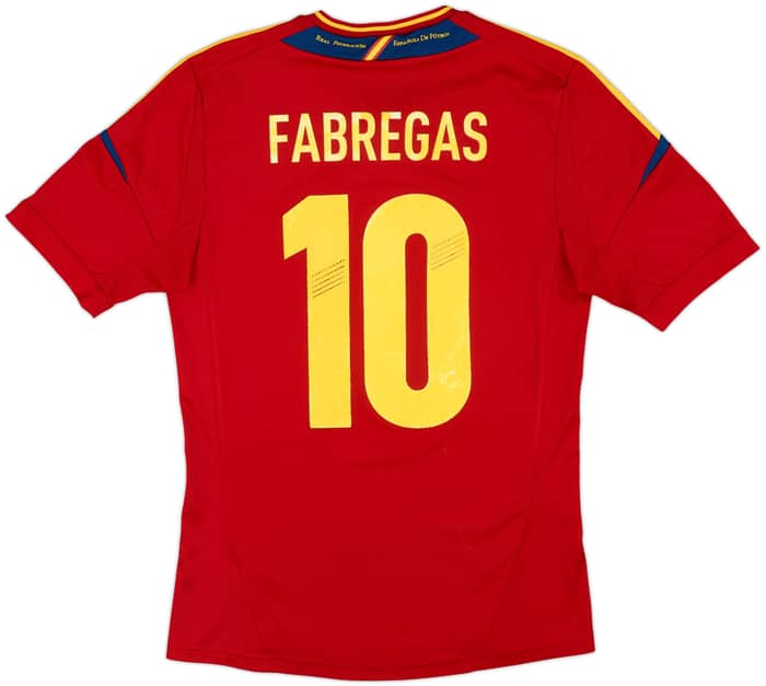 2011-12 Spain Home Shirt Fabregas #10 - 5/10 - (S)