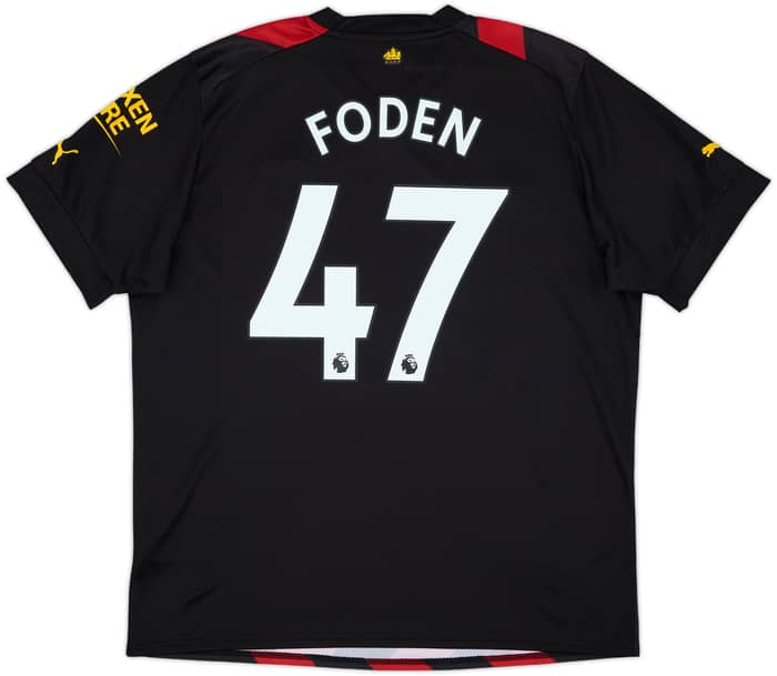 2022-23 Manchester City Away Shirt Foden #47 - 10/10 - (XL)
