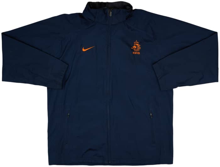 2008-10 Netherlands Nike Hooded Rain Jacket - 8/10 - (L)
