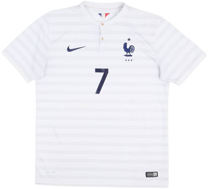 2014-15 France Away Shirt Ribery #7 - 7/10 - (M)