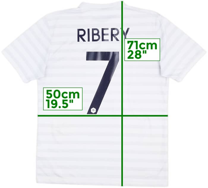 2014-15 France Away Shirt Ribery #7 - 7/10 - (M)