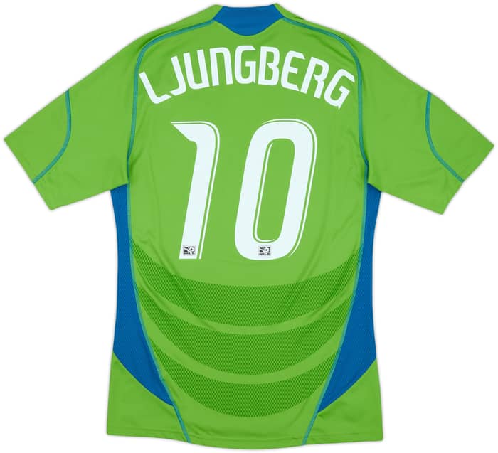 Camiseta de local de los Seattle Sounders 2009-10 Ljungberg #10 - 8/10 - (S)
