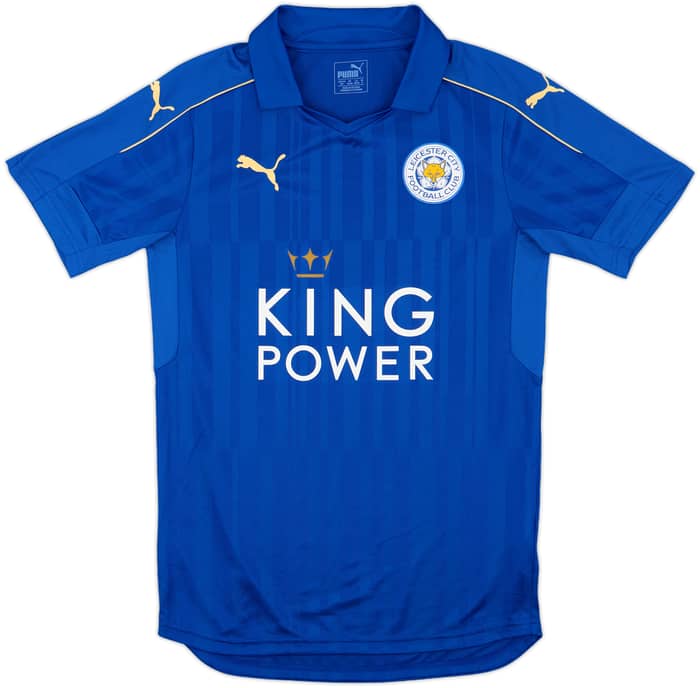 2016-17 Leicester Home Shirt Vardy #9 - 9/10 - (S)