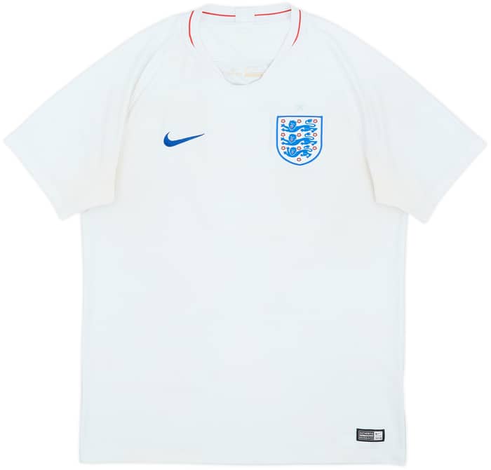 2018-19 England Home Shirt - 4/10 - (L)