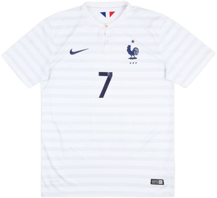2014-15 France Away Shirt Ribery #7 - 8/10 - (M)