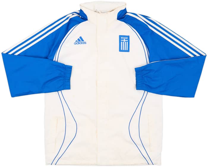 2005-06 Greece adidas Hooded Rain Jacket - 5/10 - (S/M)