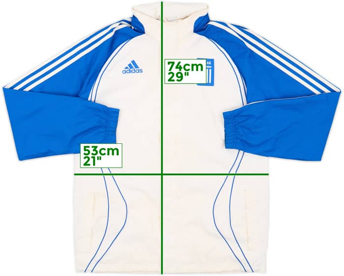 2005-06 Greece adidas Hooded Rain Jacket - 5/10 - (S/M)