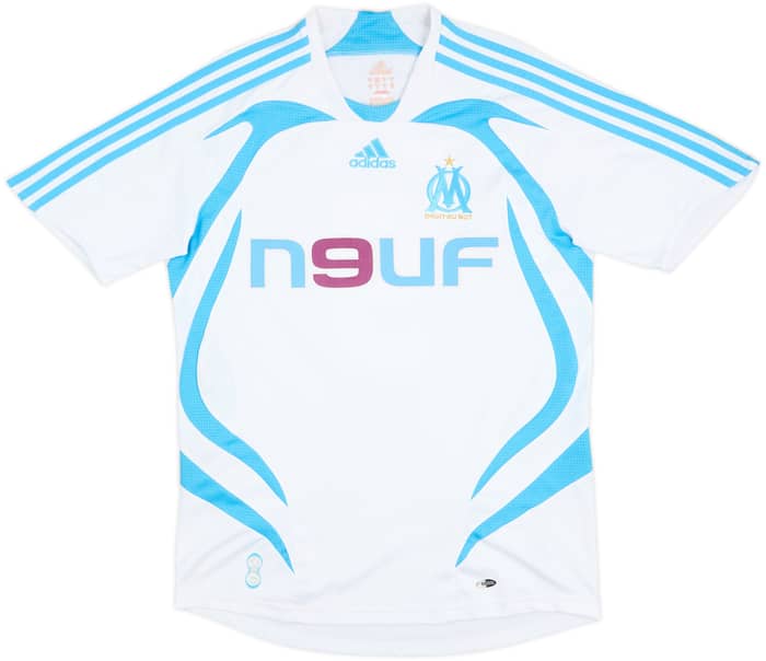 2007-08 Olympique Marseille Home Shirt Cisse #9 - 6/10 - (S)