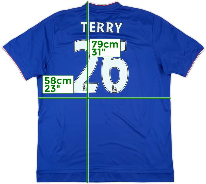 2015-16 Chelsea Home Shirt Terry #26 - 10/10 - (XL)