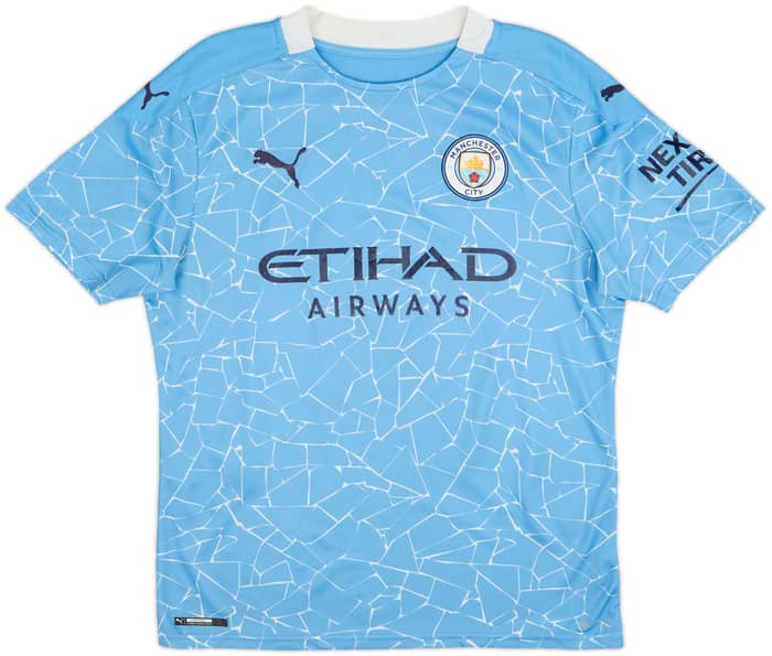 2020-21 Manchester City Home Shirt De Bruyne #17 - 6/10 - (M)