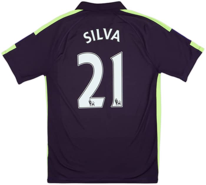 2014-15 Manchester City Third Shirt Silva #21 - 6/10 - (M)