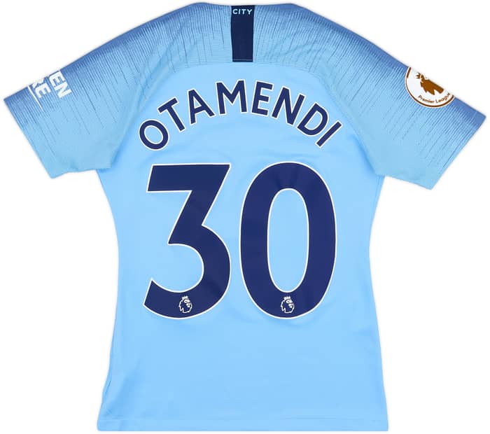 2018-19 Manchester City Home Shirt Otamendi #30 - 7/10 - (Women's S)
