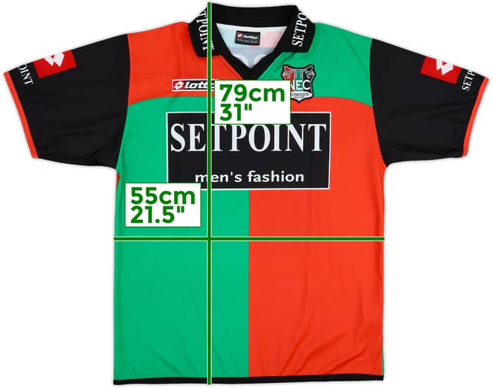 Camiseta de local del NEC Nijmegen 2004-05 - 9/10 - (L)