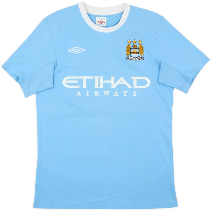 2009-10 Manchester City Home Shirt #11 - 6/10 - (M)
