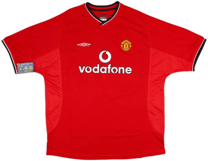 2000-02 Manchester United Home Shirt Beckham #7 (XXL)