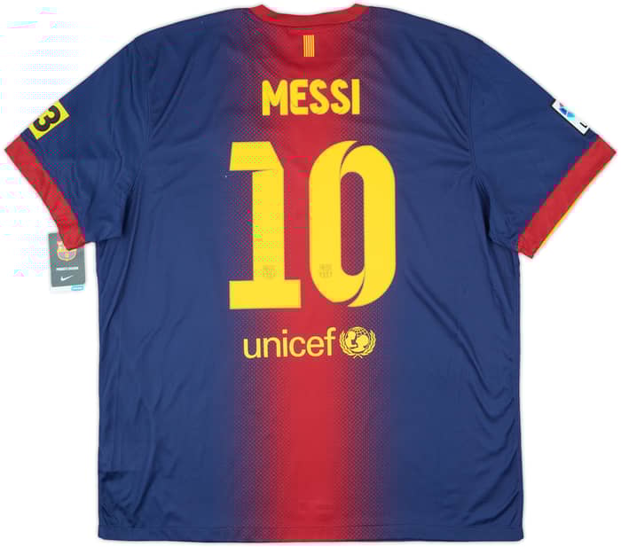 2012-13 Barcelona Home Shirt Messi #10 (XXL)