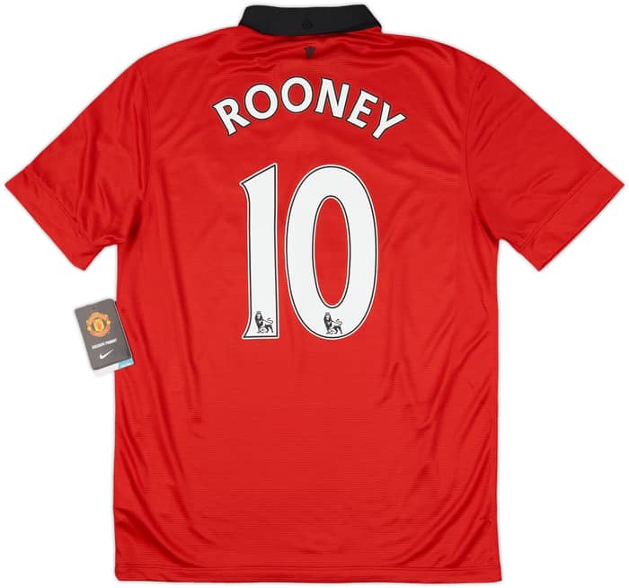 2013-14 Manchester United Home Shirt Rooney #10 (M)