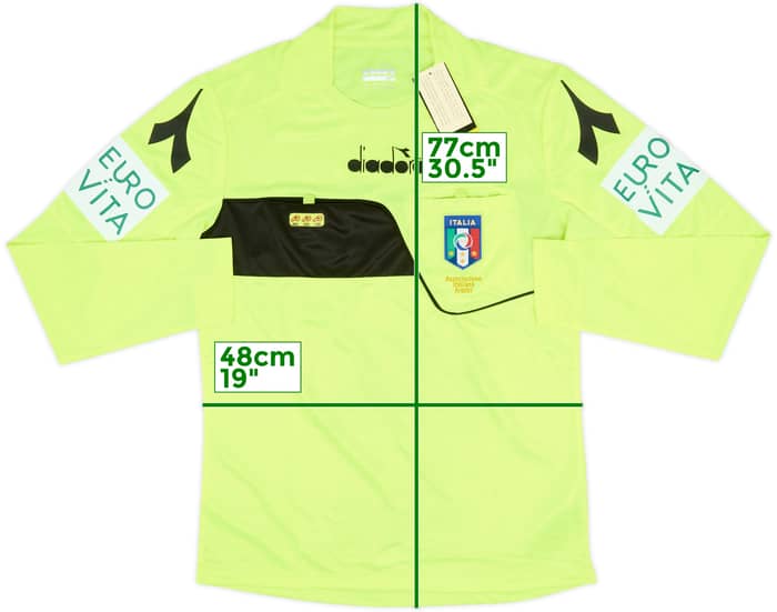 2018-19 Italy Diadora Referee L/S Shirt (S)