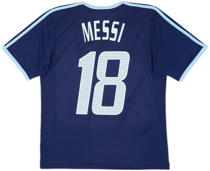 2004-05 Argentina Basic Away Shirt Messi #18 - 8/10 - (S)