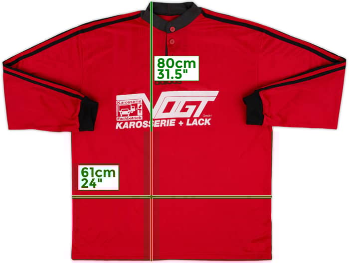 1990s adidas Template L/S Shirt #10 - 9/10 - (XL)