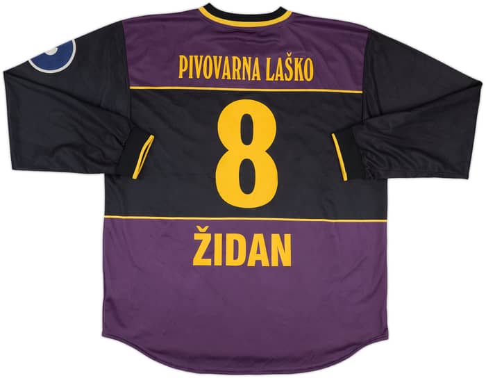 1998-99 NK Maribor Match Issue Home L/S Shirt Zidan #8