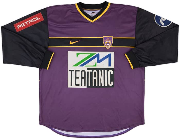 1998-99 NK Maribor Match Issue Home L/S Shirt Zidan #8