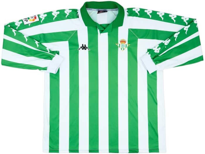 2000-02 Real Betis B Match Issue Home L/S Shirt #29