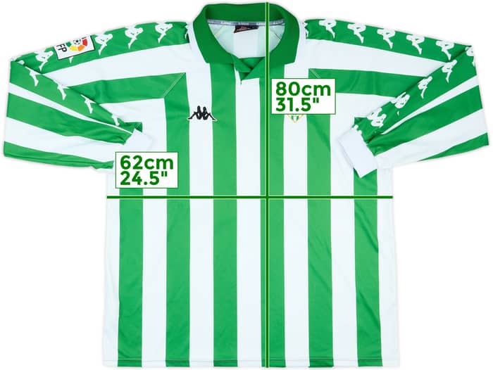 2000-02 Real Betis B Match Issue Home L/S Shirt #29