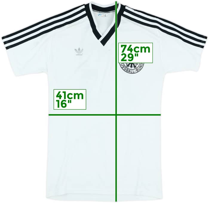 1984-86 West Germany Home Shirt #7 - 8/10 - (M)