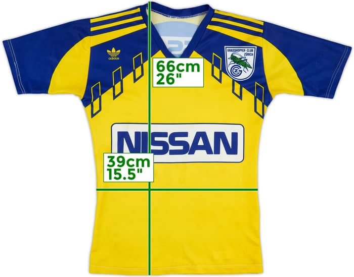1991-92 Grasshoppers Match Issue Away Shirt #8