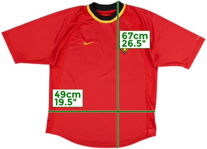 2000-02 Belgium Home Shirt - 8/10 - (XL.Boys)