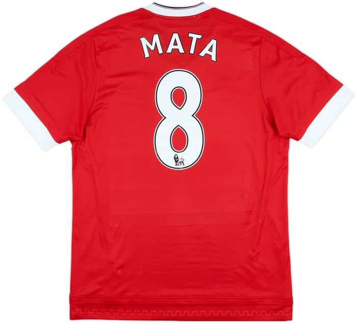 2015-16 Manchester United Home Shirt Mata #8 - 10/10 - (L)