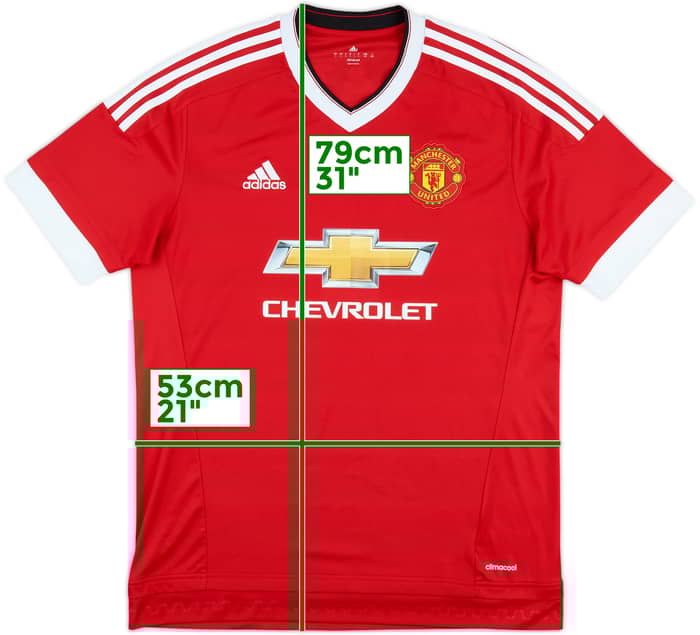 2015-16 Manchester United Home Shirt Mata #8 - 10/10 - (L)