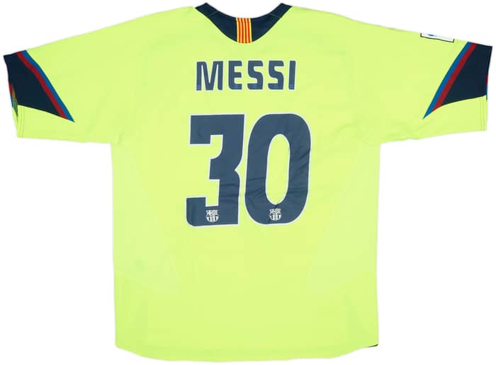 2005-06 Barcelona Away Shirt Messi #30 - 6/10 - (L)
