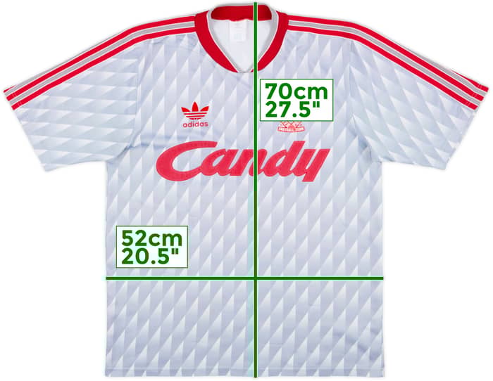 1989-91 Liverpool Away Shirt - 6/10 - (M)