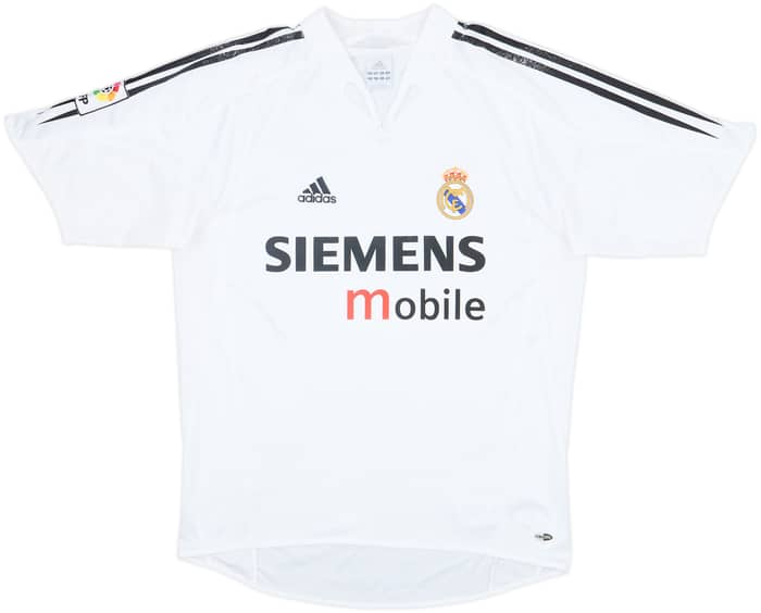 2004-05 Real Madrid Home Shirt Zidane #5 - 6/10 - (M)