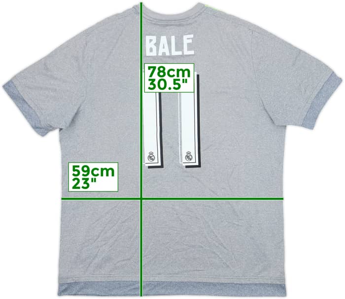 2015-16 Real Madrid Away Shirt Bale #11 - 6/10 - (XL)