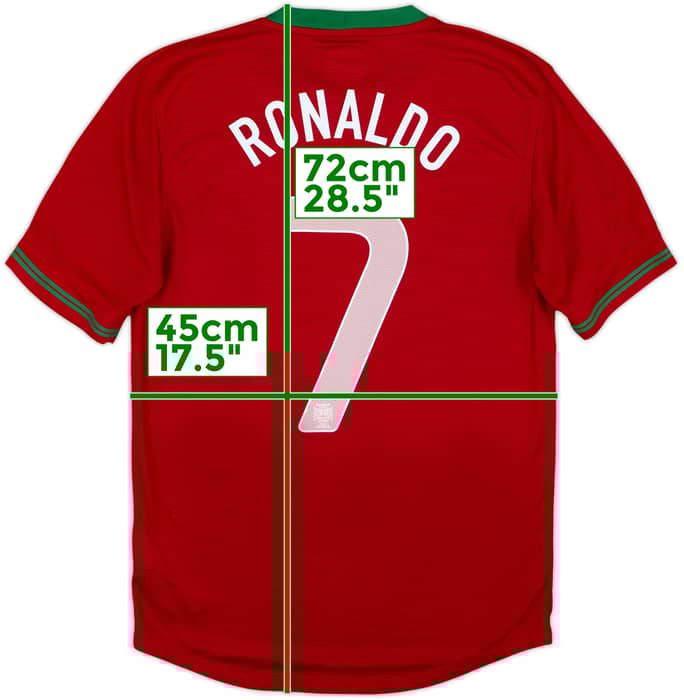 2012-13 Portugal Home Shirt Ronaldo #7 - 5/10 - (S)
